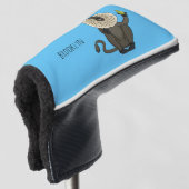 Funny leeuwse makaap cartoon golfheadcover (3/4 voorkant)