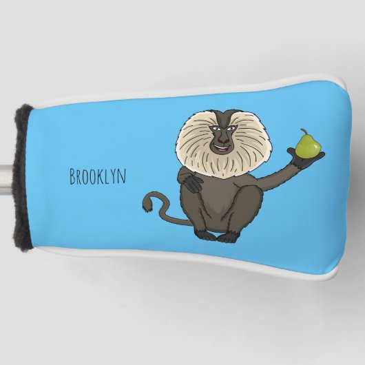 Funny leeuwse makaap cartoon golfheadcover (Voorkant)