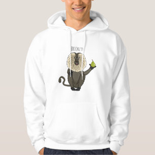 Funny leeuwse makaap cartoon hoodie