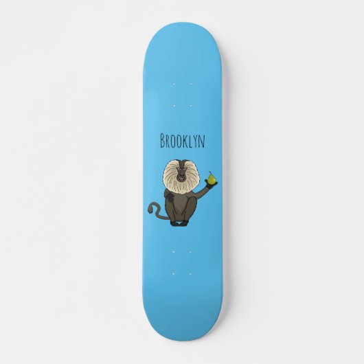 Funny leeuwse makaap cartoon persoonlijk skateboard (Voorkant)