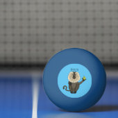 Funny leeuwse makaap cartoon pingpongbal (Net)