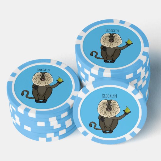 Funny leeuwse makaap cartoon poker chips (Opstapeling)