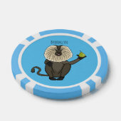 Funny leeuwse makaap cartoon poker chips (Enkel)