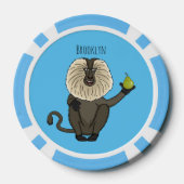 Funny leeuwse makaap cartoon poker chips (Achterkant)