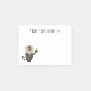 Funny leeuwse makaap cartoon post-it® notes