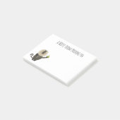 Funny leeuwse makaap cartoon post-it® notes (Schuin)