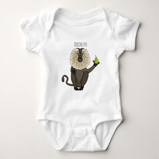 Funny leeuwse makaap cartoon romper (Voorkant)