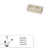 Funny leeuwse makaap cartoon rubberstempel (Gestempeld)