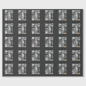 Funny Leg Amputee Prothese Humor Cadeaupapier (Vlak)