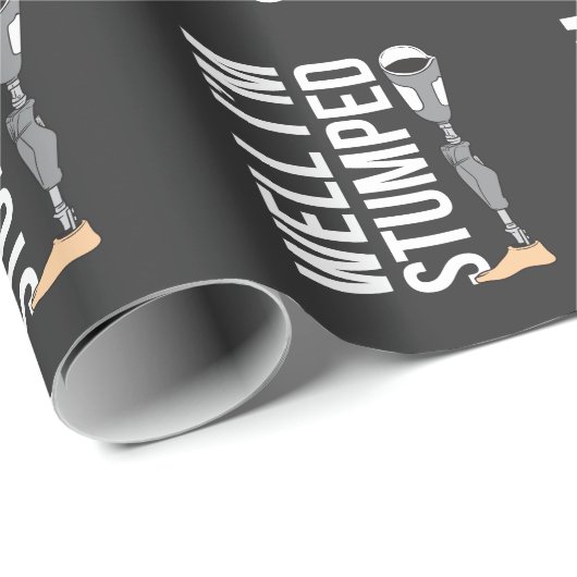 Funny Leg Amputee Prothese Humor Cadeaupapier (Rol Hoek)