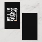 Funny Leg Amputee Prothese Humor Visitekaartje (Voorkant / Achterkant)