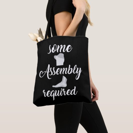 Funny leg Arm Amputee Assembly Recovery Tote Bag (Dichtbij)
