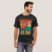 Funny Leg Day Costume Turkey Day Pilgrim Thanksgiv T-shirt (Voorkant volledig)