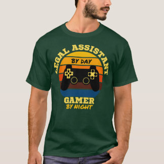 Funny Legal Assistant Gaming videospellen l T-shirt