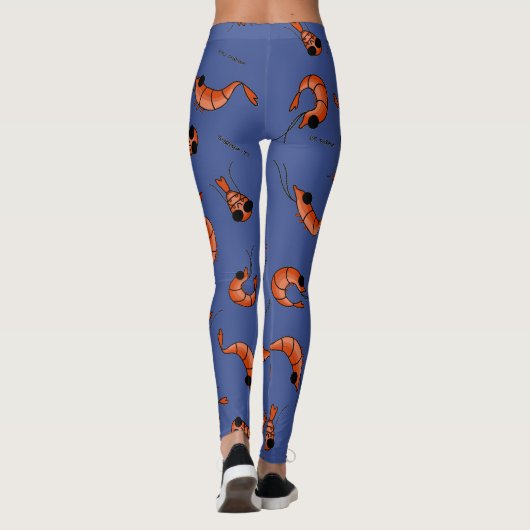 Funny leggings van garnalen (Achterkant)