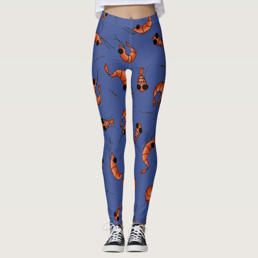 Funny leggings van garnalen (Voorkant)