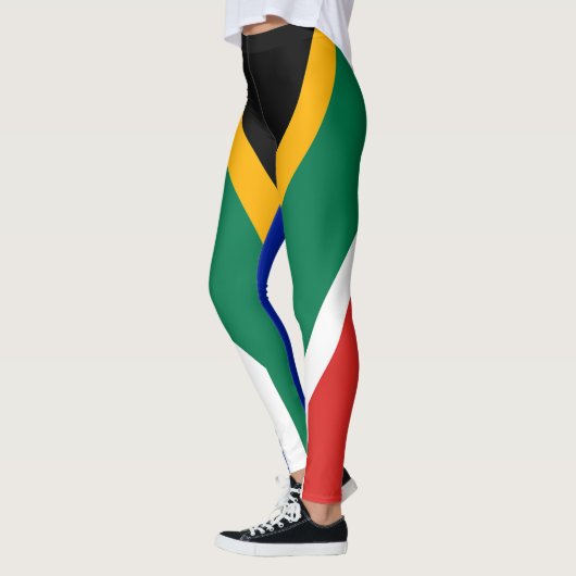 Funny Leggings vlaggen ZUID-AFRIKA (Links)
