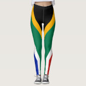 Funny Leggings vlaggen ZUID-AFRIKA (Voorkant)