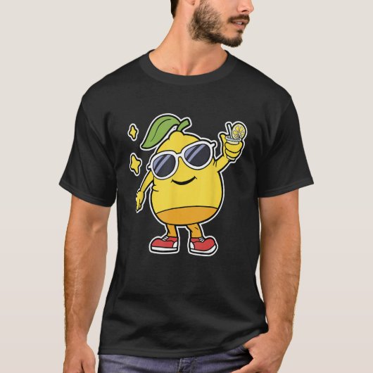 Funny Lemon Aid Stand Boys Men Lemonade Lovers Sum T-shirt (Voorkant)