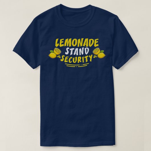 Funny Lemon Juice Summer Quote stand Secu T-shirt (Design voorkant)
