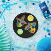 Funny Lemon Lime Party Fiesta Papieren Bordje (Feest)