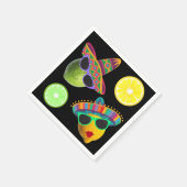 Funny Lemon Lime Party Servet (Hoek)