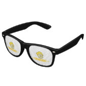 Funny Lemon Lover Retro Zonnebril (Gekanteld)