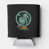 Funny Leo Zodiac Star Sign Astrology Birthday Blikjeskoeler (Achterkant)