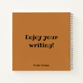 Funny leopard Diary Notitieboek (Achterkant)