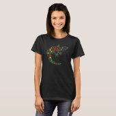 Funny Leopard Gecko Animals Puzzle Piecments Autis T-shirt (Voorkant volledig)