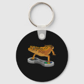 Funny Leopard Gecko Bearded Dragon Gift Kids Cool  Sleutelhanger (Voorkant)