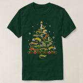 Funny Leopard Gecko-kerstboomversier T-shirt (Design voorkant)