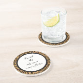 Funny Leopard Onderzetter (Zijkant)