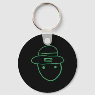 Funny Leprechaun Amateur Sketch Meme Irish St Patr Sleutelhanger