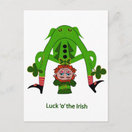 Funny Leprechaun Briefkaart