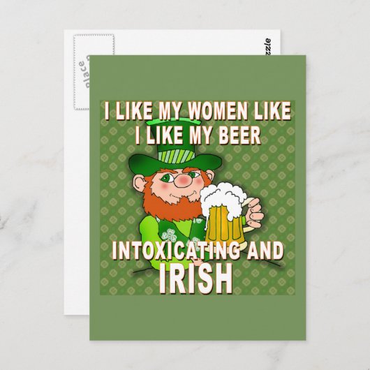 Funny Leprechaun Meme voor St Patricks Day Briefkaart (Voorkant / Achterkant)