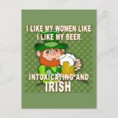 Funny Leprechaun Meme voor St Patricks Day Briefkaart (Voorkant)