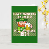 Funny Leprechaun Meme voor St Patricks Day Kaart (Gele Bloem)
