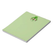 Funny Leprechaun Notitieblok (Linkerzijde)