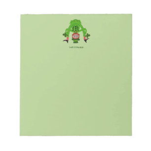 Funny Leprechaun Notitieblok