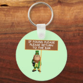 Funny leprechaun sleutelhanger (Voorkant)