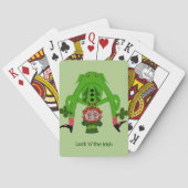 Funny Leprechaun Speelkaarten (Achterkant)