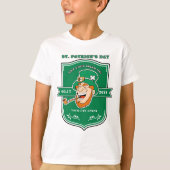Funny Leprechaun St. Patrick's Day T-shirt (Voorkant)