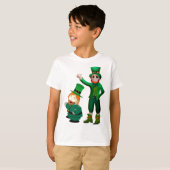 Funny Leprechaun St.Patrick's Day T-shirt (Voorkant volledig)
