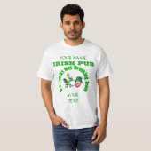 Funny leprechaun St Patrick's T-shirt (Voorkant volledig)