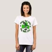 Funny Leprechuan T-shirt (Voorkant volledig)