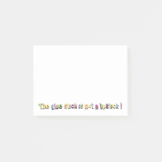 Funny leraar citeert post-it noten post-it® notes (Voorkant)