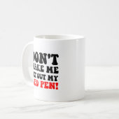 Funny leraar koffiemok (Voorkant links)