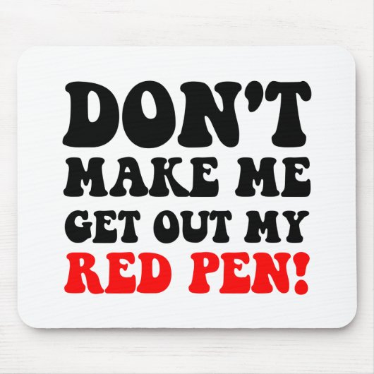 Funny leraar muismat (Voorkant)