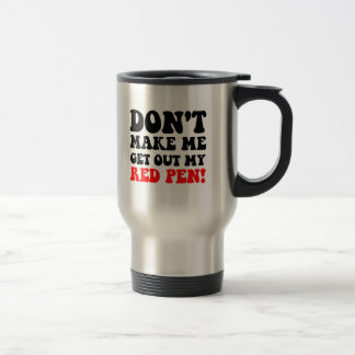 Funny leraar reisbeker